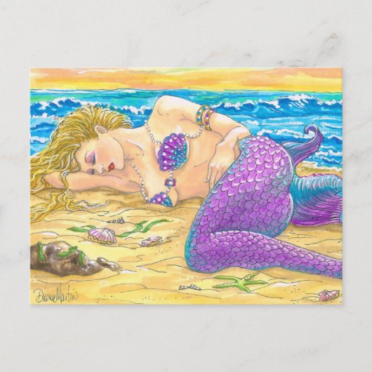 Sleeping Siren Briefkaart (Voorkant)