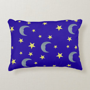 Sleeping Sky Stof - blauw Accent Kussen