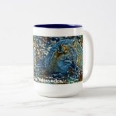 Sleeping Swift Fox Wildlife Art Tea ou café Mug (Devant droit)