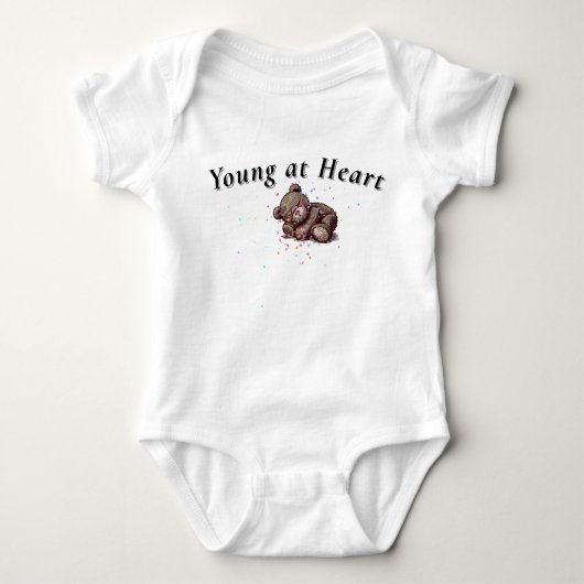 Sleeping Teddy Bear Bodysuit (Voorkant)