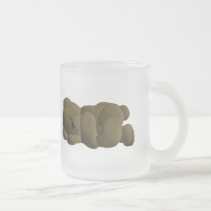 Sleeping Teddy Bear Cartoon Matglas Koffiemok