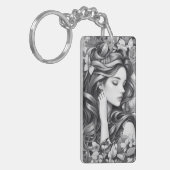 Sleeping Woman Sleutelhanger (Voorkant Links)