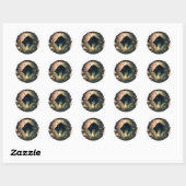 sleepmuis ronde sticker (Vel)