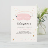 Sleepover Anniversaire Fête Invitation (Debout devant)