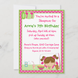 Sleepover Brunett Kaart