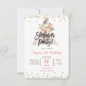 Sleepover Girl Party Uitnodiging (Voorkant)