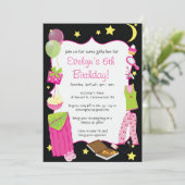 Sleepover ! Invitations orientées de soirée (Debout devant)