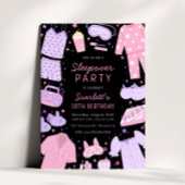 Sleepover Party Verjaardag uitnodiging