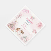 Sleepover pyjama kids verjaardagsfeestje servet (Hoek)