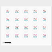 Sleepover Squad Rainbow Magical Overnight Ronde Sticker (Vel)