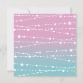 Sleepover Stars Anniversaire Fête Invitation (Dos)