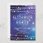 Sleepover Stars Anniversaire Fête Invitation (Devant)
