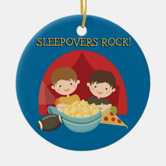 Sleepovers Rock Keramisch Ornament (Voorkant)
