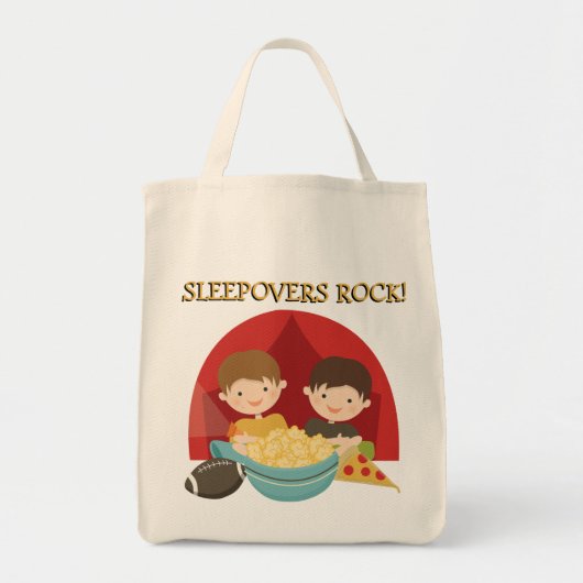 Sleepovers Rock Tote Bag (Voorkant)