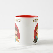 Sleepovers Rock Tweekleurige Koffiemok (Center)