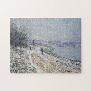 Sleeppad in Argenteuil Winter Monet Fine Art Legpuzzel