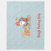 Sleepparkeren alleen  fleece deken (Voorkant)