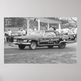 Sleepraces - 1960 Plymouth Fury Poster