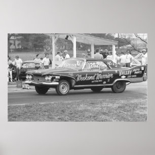 Sleepraces - 1960 Plymouth Fury Poster