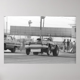 Sleepracing - Corvette bij Lions Strip Poster