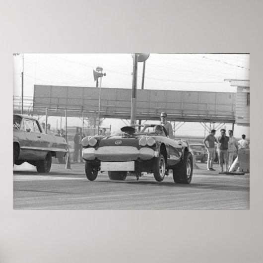  Sleepracing - Corvette bij Lions Strip Poster (Voorkant)