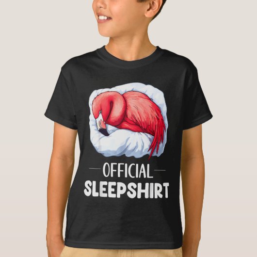 Sleepshirt Sleeng Flamingo Animal Lovers Pajama T-shirt (Voorkant)