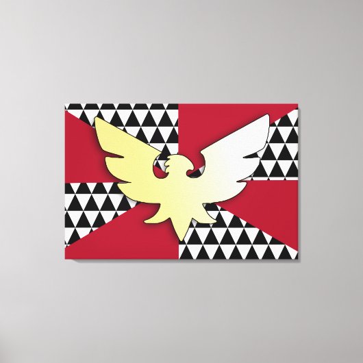 Sleept Pride Vlag Canvas Afdruk (Voorkant)