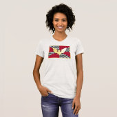 Sleeptroosten Pride-vlag T-shirt (Voorkant volledig)