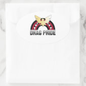 Sleeptrots Pride Ovale Sticker (Tas)