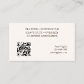 sleepwagen visitekaartje (Achterkant)