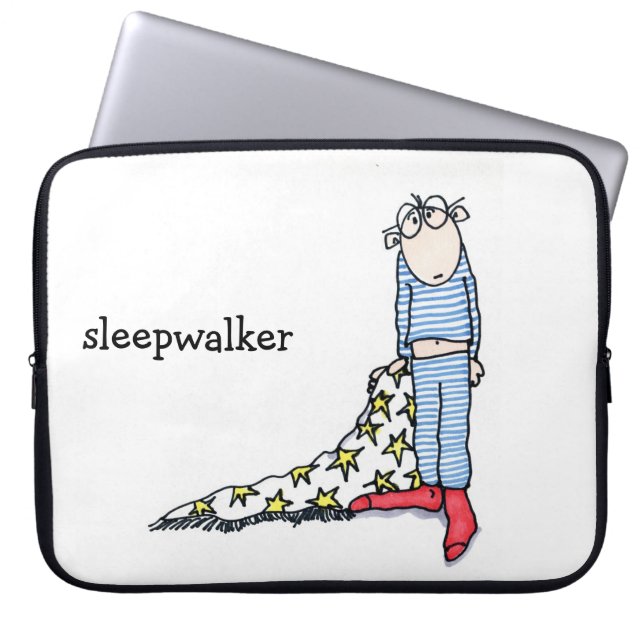 SLEEPWALKER LAPTOP HOESJE SLEEVE (Voorkant)