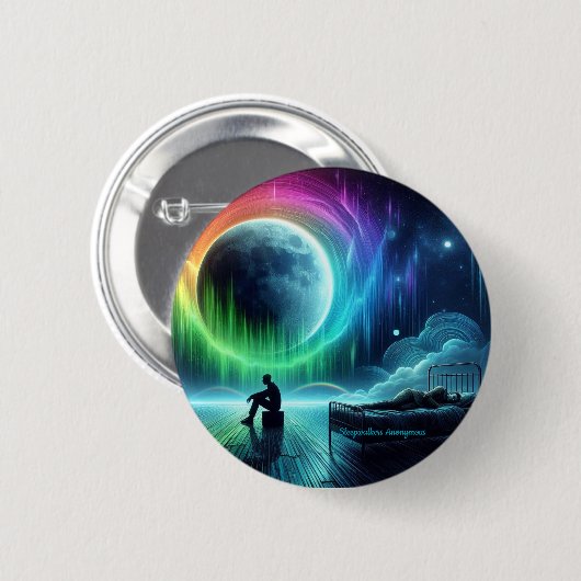 Sleepwalkers Anoniem Ronde Button Badge (Voorkant /achterkant)