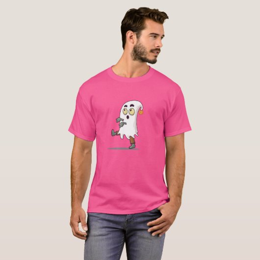 Sleepwalking Spirit op spookuur Halloween T-shirt (Voorkant volledig)
