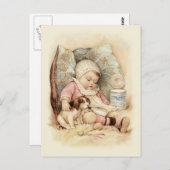 Sleepy Baby Briefkaart (Voorkant / Achterkant)