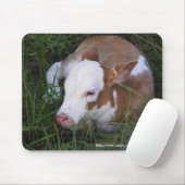 Sleepy Baby kalf mousepad Muismat (Met muis)