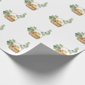 Sleepy Bee Wrapping Paper Cadeaupapier (Hoek)