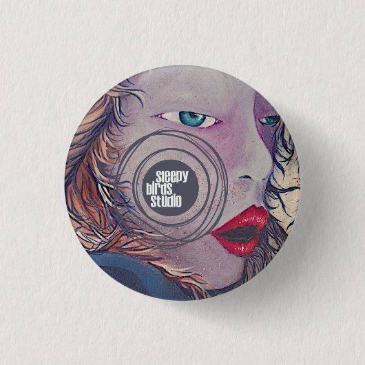 Sleepy Birds Studio Button 2 (Voorkant)