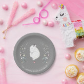 Sleepy Bunny Baby shower 7-inch Bord (Feest)