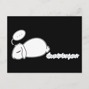 Sleepy Bunny Stewie Briefkaart