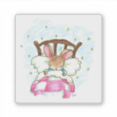 "Sleepy Bunny Sticker" Sticker (Voorkant)
