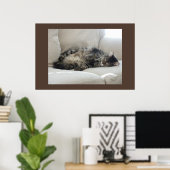 Sleepy Cat Poster (Thuiskantoor)