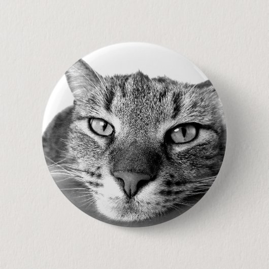 Sleepy Cat Ronde Button 5,7 Cm (Voorkant)