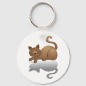 Sleepy Cat Sleutelhanger (Voorkant)