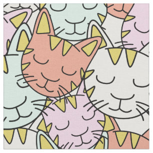 Sleepy Cats tissu Motif