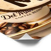 Sleepy coffee bean relatable coffee lovers poster (Coin)