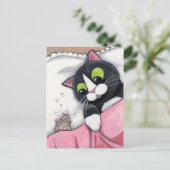 Sleepy Companion Briefkaart (Staand voorkant)