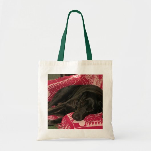 Sleepy Dog Canvas tas (Voorkant)