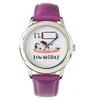 Sleepy Dog Design Horloge