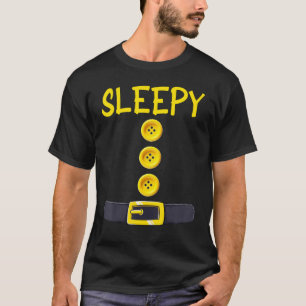 Sleepy Dwarf Halloween Costume Colour Matching Sui T-shirt