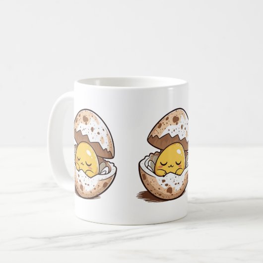 Sleepy Egg Yolk Mug (Devant gauche)